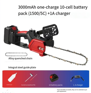 Motosega Elettrica Portatile a Batteria Li-ion da 16 Pollici ad Alta Potenza Senza Spazzole <span class=keywords><strong>per</strong></span> Lavorazione del Legno e Abbattimento Alberi - Product Image 5
