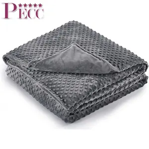 Чжэцзян, PECC CO, Лидер продаж, недорогое утяжеленное одеяло со стеклянными бусинами, 20 фунтов