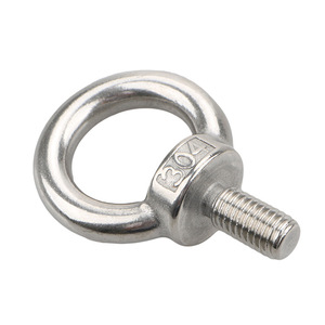 Vis à œillets de levage en acier inoxydable DIN580 à filetage métrique pour l'éclairage et la rigging industriel - Product Image 4