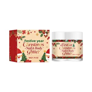 Gel pailleté de Noël <span class=keywords><strong>pour</strong></span> le visage et le corps, maquillage scintillant <span class=keywords><strong>pour</strong></span> les fêtes, collection de cosmétiques de beauté <span class=keywords><strong>pour</strong></span> festivals et soirées - Product Image 3
