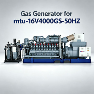 16V4000GS 50HZ 4000er Serie Gasmotor-Generatorset für Kraft-Wärme-Kopplung, Tri-Kopplung, Flächenenergie, EPA-konformes Aggregat - Product Image 1