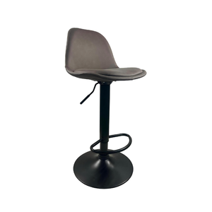 Modern Design Brown PU <b>Leather</b> Counter <b>Bar</b> Home Barstool Adjustable Swivel <b>Bar</b> <b>Stool</b> for Kitchen - Product Image 2