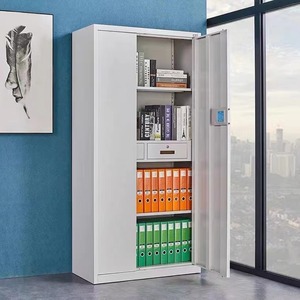 Armoire de classement sécurisée moderne à 2 portes en fer avec serrure à code pour documents importants, idéale pour les écoles et les hôpitaux, rangement métallique pour dossiers. - Product Image 4
