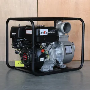 BISON iso9001 começo elétrico 9hp baixo consumo de combustível gasolina bomba d'água 4"