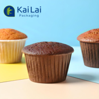 Einweg einwand ige Kraft papier Kuchen Tasse Cupcake Hüllen Backen Muffin Dessert Party Hochzeit Lebensmittel qualität