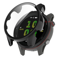 Étui de protection en verre trempé pour PC tout-en-un, 3D Radian 9H HD transparent anti-rayures, couverture intégrale pour Garmin Forerunner 255 255S 955 965