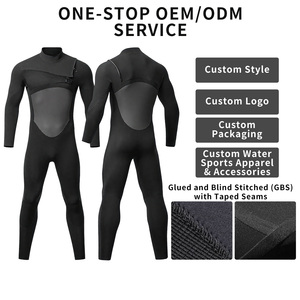<span class=keywords><strong>Muta</strong></span> Professionale da <span class=keywords><strong>Uomo</strong></span> Intera ad Alta Elasticità per Surf e Snorkeling in Neoprene Limestone 4/3 con Zip sul Petto - Product Image 3
