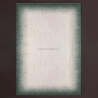 Zeitgenössischer Moderner Abstrakter Muster-Teppich, Großer Rechteckiger Flächenteppich, Maßanfertigung aus Wolle, Hochfloriger Handgetufteter Flur-Teppich