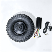 Kit moteur sans balais 14x5.00-6.5 avec support arrière et accélérateur à pouce
