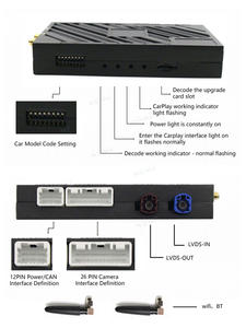 Módulo Decodificador Inalámbrico <span class=keywords><strong>Android</strong></span> Auto CarPlay <span class=keywords><strong>para</strong></span> Audi A3 A4L Q5L A6L, Caja de Módulo <span class=keywords><strong>para</strong></span> Auto, Interfaz Multimedia AirPlay de Video - Product Image 4