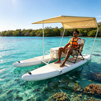 Catamaran gonflable écologique en PVC DWF, bateau de pêche gonflable, idéal pour la plongée, léger et stable pour les yachts sportifs
