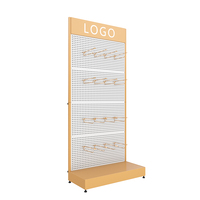 Einzigartige Stirnband Zubehör Shop Metall Peg board Design benutzer definierte verstellbare mehrfarbige Haars chleife Display Rack