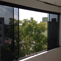 Ventanas Corredizas Horizontales Clearview con Doble Acristalamiento de Vidrio Templado, Impermeables, para Uso en Hogares, Hoteles y Sótanos