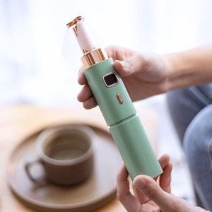 Mini ventilador portátil Siou recargable, ultra silencioso, de mano, con linterna para uso en exteriores, modelo YH-F027 - Product Image 1