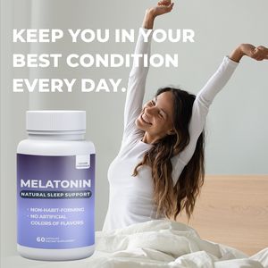 Cápsulas para dormir de <span class=keywords><strong>melatonina</strong></span> de etiqueta privada OLLI, buen suplemento sanitario para adultos, cápsula de <span class=keywords><strong>melatonina</strong></span> para dormir fuerte OEM - Product Image 6