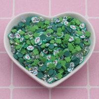 500g/Lot Mélange de confettis en argile en forme de cœurs, poussins et pois pour loisirs créatifs et accessoires pour gobelets shaker