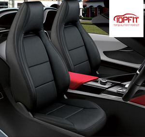 100% coton coussin de siège de voiture siège personnalisé haute qualité Spandex couverture tissu conception Flexible audacieux vierge sièges arrière - Product Image 1