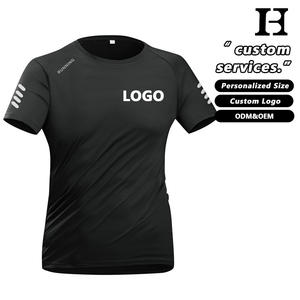 <span class=keywords><strong>Ropa</strong></span> Deportiva Atlética de Manga Corta Color Gris con Detalles Temáticos de Running, Estilo Moderno para Entrenamientos en el Gimnasio y Deportes al Aire Libre - Product Image 1