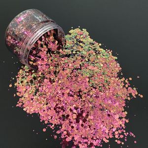 Alta Flash Resistenza Ai Solventi Grado Chameleon Polvere Glitter Per Mestiere Chiodo All'ingrosso Luce di Scintillio - Product Image 5