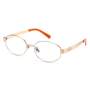 Lunettes de vue pour femmes, monture ovale en titane, style luxe léger, pour myopie, avec verres anti-lumière bleue - Product Image 1