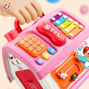 Casa de Juguete de Plástico Chengji My Happy Family, Multifuncional, con Sonido y Luz, para Guardar Figuras de Juguete - Product Image 3