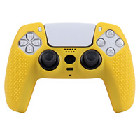 Coque de protection en silicone unie 16 couleurs pour manette PS5, texture antidérapante à pois, vente en gros, étui de protection pour manette de jeu