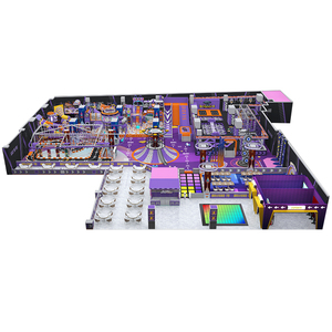 Parco Giochi Commerciale Indoor su Larga Scala con Giochi Interattivi, Trampolino e Percorso a Ostacoli per Centro di Intrattenimento Familiare - Product Image 1