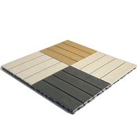 BAL29 Revêtement de terrasse WPC moderne antidérapant, imperméable et ignifuge pour usage extérieur (jardin/entrepôt)