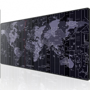 Carte du monde en caoutchouc néoprène personnalisé grand tapis de souris antidérapant personnalisé fabricant tapis de souris de jeu - Product Image 1