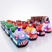 Train électrique sans rail pour enfants, à piles, équipement de terrain de jeu, balles de jeu, vente pour parcs d'attractions extérieurs
