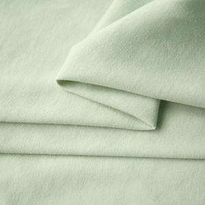 Tissu <span class=keywords><strong>jersey</strong></span> léger anti-UV en coton biologique peigné de haute qualité 160/180GSM, tricoté en chaîne, uni, teint en pièce, pour t-shirts et pyjamas - Product Image 3