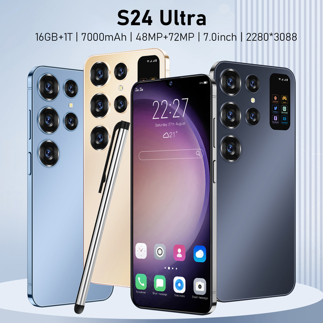 Factory Wholesale 7.3-inch Android Smartphone 16G+1TB 6800mAh Battery MTK Processor Dual Card Dual Standby Function Mobile Phone