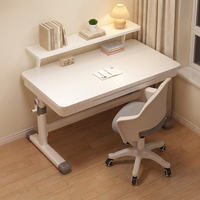 Bureau d'écriture ergonomique en bois réglable en hauteur, table d'étude pour étudiants, table d'ordinateur durable, table de bureau pour la maison