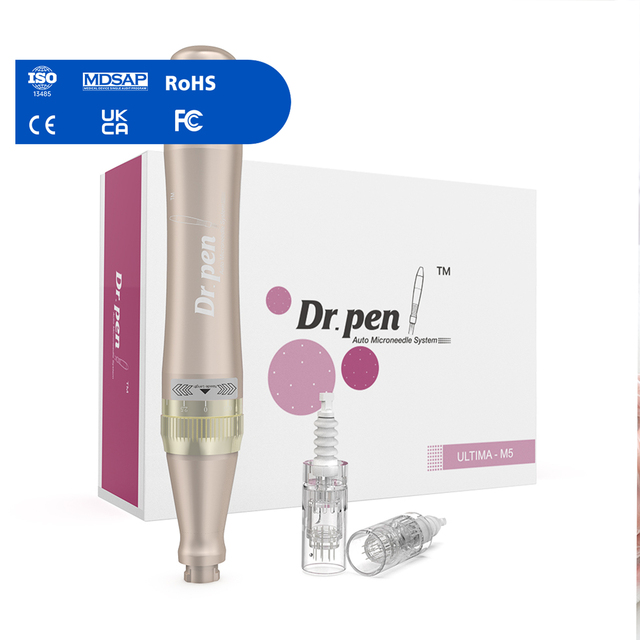 Digital Permanent Makeup Machine Wireless Dr Pen M5 Microneedling Pen for Face US Plug