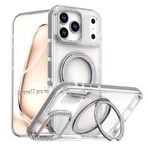 Hot Selling Transparent <b>Phone</b> Case for iPhone 17 18 Pro Max Shockproof 360° Rotation Stand Mobile <b>Phone</b> Cases Wholesale Price - Product Image 3