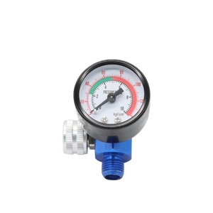 OMCH Spray Gun air Flow Regulator <b>Gauge</b> In-line Oil Water Trap Filter Separator JP/EU/US Adapter Pneumatic Tools for Airbrush - Product Image 6