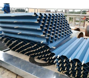 Matériau filtrant lamellaire PP/PVC bleu/blanc <span class=keywords><strong>pour</strong></span> clarificateur et <span class=keywords><strong>d</strong></span>écanteur tubulaire - Product Image 3