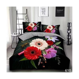 Nhà máy <span class=keywords><strong>3D</strong></span> hoa in Comforter Duvet cover và gối bộ đồ giường đặt nhà dệt may Khăn trải giường - Product Image 6