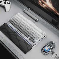 NUEVO Teclado Inalámbrico para Juegos GravaStar Mercury K1, Teclado Mecánico para Juegos con Triple Modo y Interruptores Intercambiables en Caliente
