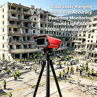 Capteur de Déplacement Sismique à Laser pour Observatoire Sismique, Précision mm, IP66, Longue Autonomie de Batterie, Détection des Mouvements des Plaques Tectoniques