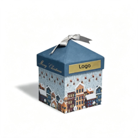Caja de Regalo Rígida Personalizada con Tapa Piramidal, Cierre Magnético, Papel Dorado en Relieve, Cartón Ecológico, Logotipo OEM para Regalos de Boda, Dulces y Festividades
