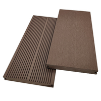 Planches de terrasse en composite WPC antidérapantes de haute qualité 140*20mm, garantie 10 ans, durables, en WPC massif