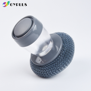 <span class=keywords><strong>Brosse</strong></span> domestique avec distributeur de savon, petite éponge, Pot, palmier, lavage de la cuisine, nettoyage de la vaisselle, 1 pièce - Product Image 5