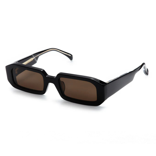 Sifier Custom Rectangle Eyeglasses Uv400 Unisex Small Frame Square Black Sunglasses Men Women