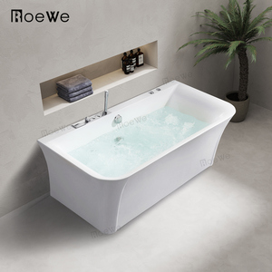 <span class=keywords><strong>Vasca</strong></span> <span class=keywords><strong>da</strong></span> <span class=keywords><strong>bagno</strong></span> idromassaggio Jacuzzi in acrilico con pannello a grembiule senza giunture, dimensioni <span class=keywords><strong>standard</strong></span> per condomini, con materassino massaggiante e doccia - Product Image 1