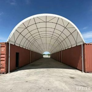 Fabricante Chino de Carpas de Almacenamiento Portátiles de Lona de PVC Resistentes al Viento de Construcción Rápida - Product Image 4