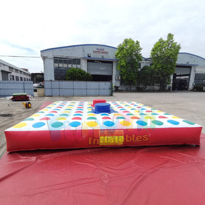 Juegos deportivos inflables interactivos para exteriores, mega twister, colchón gigante de lucha. - Product Image 4