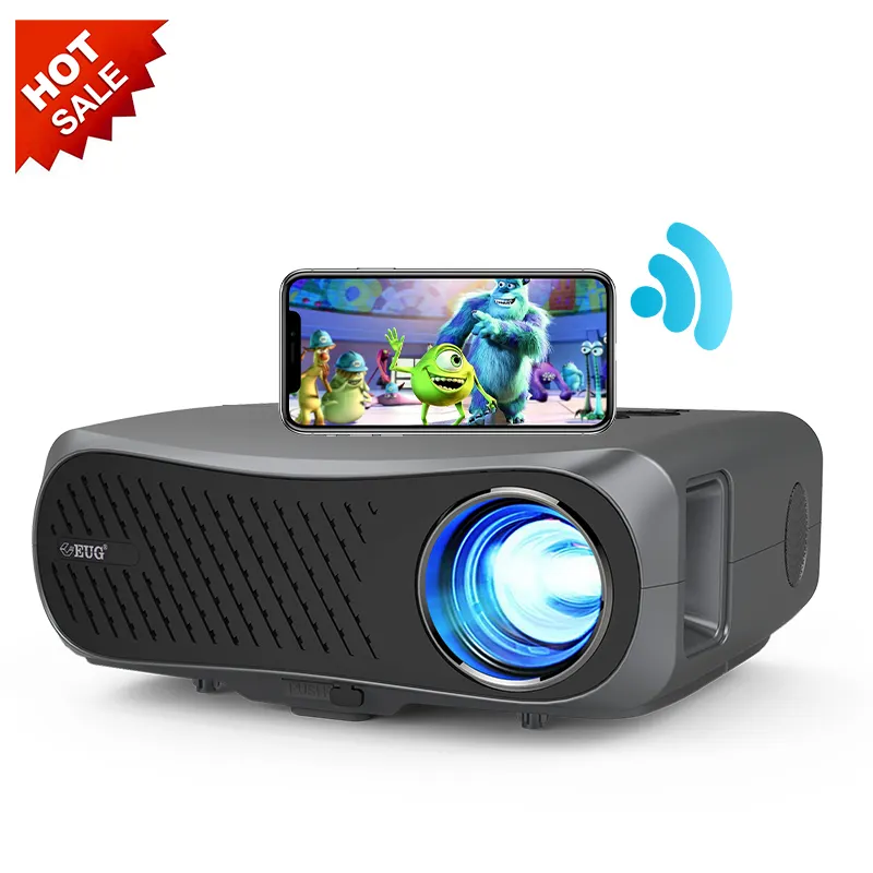 Best quality OEM Android Smart TV Projector full hd video 4K home theater LED projector for halloween projector