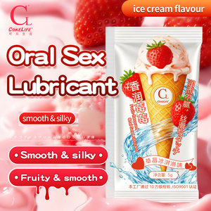 CokeLife IS013485 Gel Lubricante Comestible con Sabor a Frutas, Textura de Helado, en Sobres de 5g, Grado Alimenticio, Fabricación OEM - Product Image 5