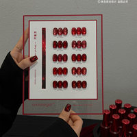 SUUSEEGEL 2026 Nouvelle Collection de 10 Couleurs Rouge Série Gel Ongles Effet Œil de Chat Haute Qualité Non Toxique Gel UV pour Salon de Manucure Vente en Gros ODM/OEM